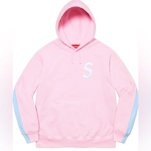 S Logo Split Hooded Sweatshirt